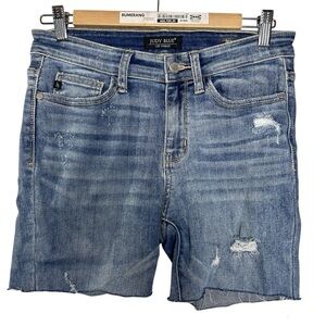 Judy Blue Distressed Denim Shorts size‎ 27